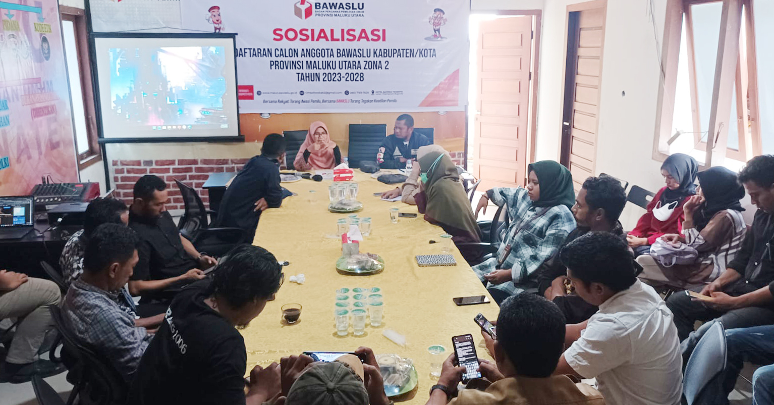 Timsel Sosialisasi Penjaringan Calon Anggota Bawaslu Kabupaten Kota se-Malut