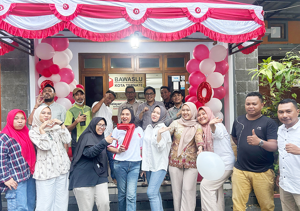 Suasana perayaan HUT ke-7 Bawaslu Kota Ternate