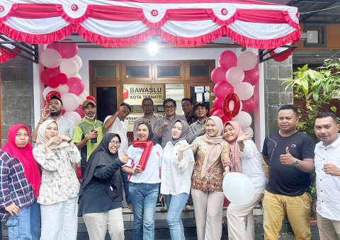 Suasana perayaan HUT ke-7 Bawaslu Kota Ternate
