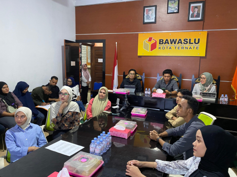  Badan Pengawas Pemilu (Bawaslu) Kota Ternate menggelar kegiatan Penguatan Pemahaman Kepemiluan bagi Penyandang Disabilitas pada Rabu (19/11