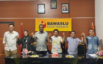 Bawaslu Terima Kunjungan Anggota KPU Ternate