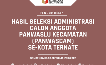 PENGUMUMAN NAMA-NAMA CALON TERPILIH ANGGOTA PANWASLU KECAMATAN DALAM PEMILIHAN TAHUN 2024