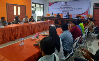 Hadiri Rakor Pemutakhiran DPB Triwulan II, Rusly Sebut Data Otentik Akan Terukur Setelah Coklit