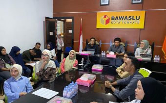  Badan Pengawas Pemilu (Bawaslu) Kota Ternate menggelar kegiatan Penguatan Pemahaman Kepemiluan bagi Penyandang Disabilitas pada Rabu (19/11